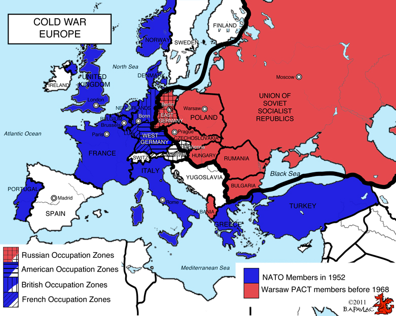 Blank Map Of Europe During Cold War | My XXX Hot Girl